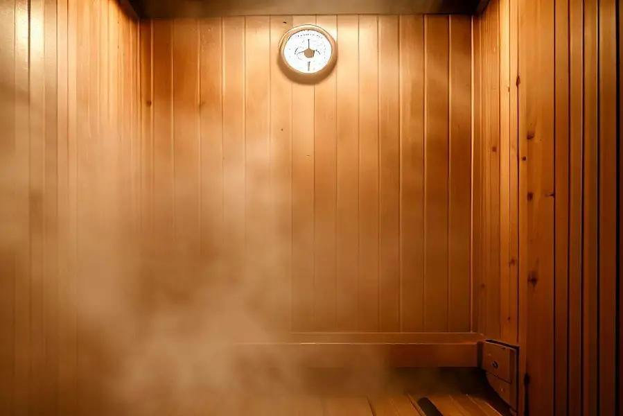 Sauna with Thermometer